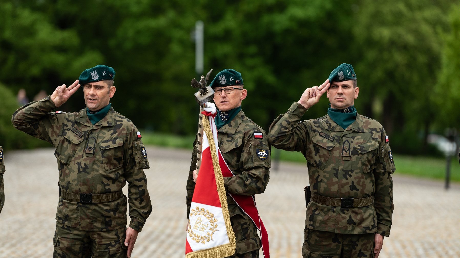 Galeria zdjęć przedstawia poznańskie obchody 77. rocznicy zakończenia II wojny światowej.