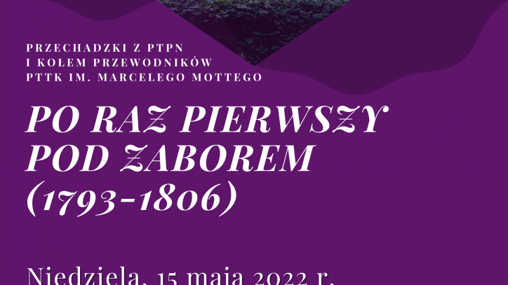 Grafika przedstawia zdjęcie pomniku Golema oraz zieleni na Aleje Marcinkowskiego oraz informacje o wydarzeniu.