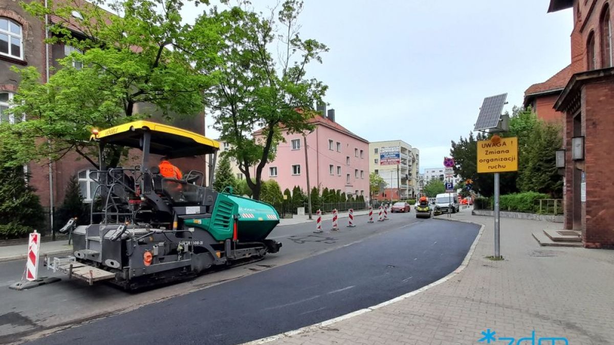 Galeria zdjęć z prac remontowych przy ul. Polnej