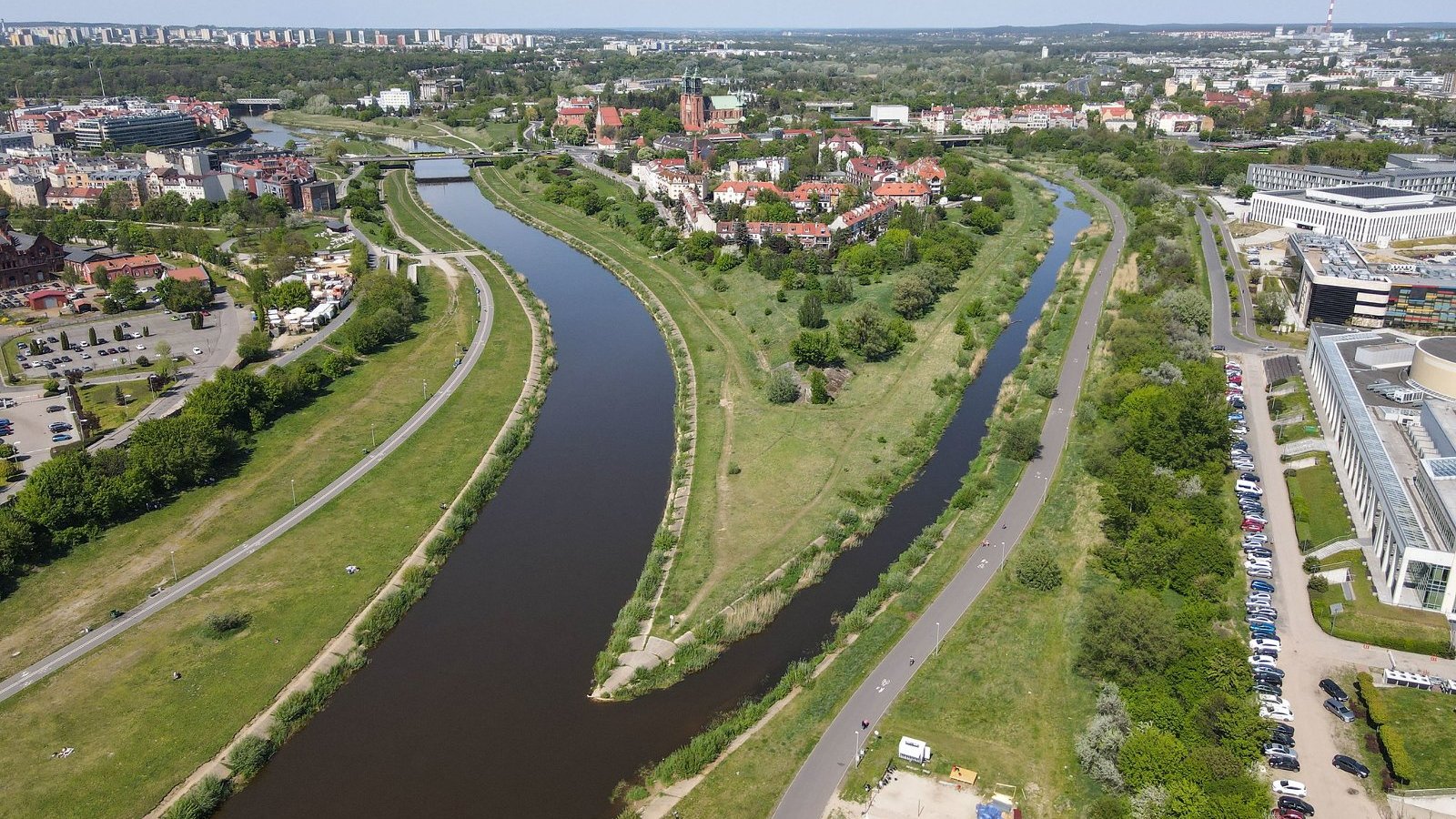 Na zdjęciu Wartostrada widziana z lotu ptaka