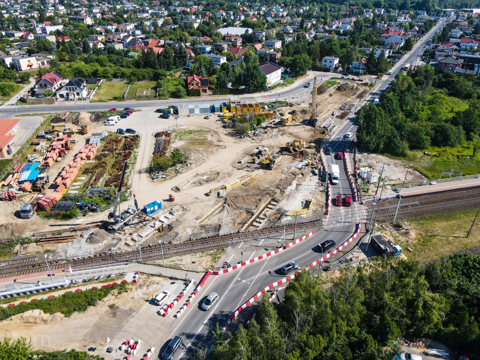 Galeria zdjęć budowy bezkolizyjnego węzła Grunwaldzka - grafika rozmowy