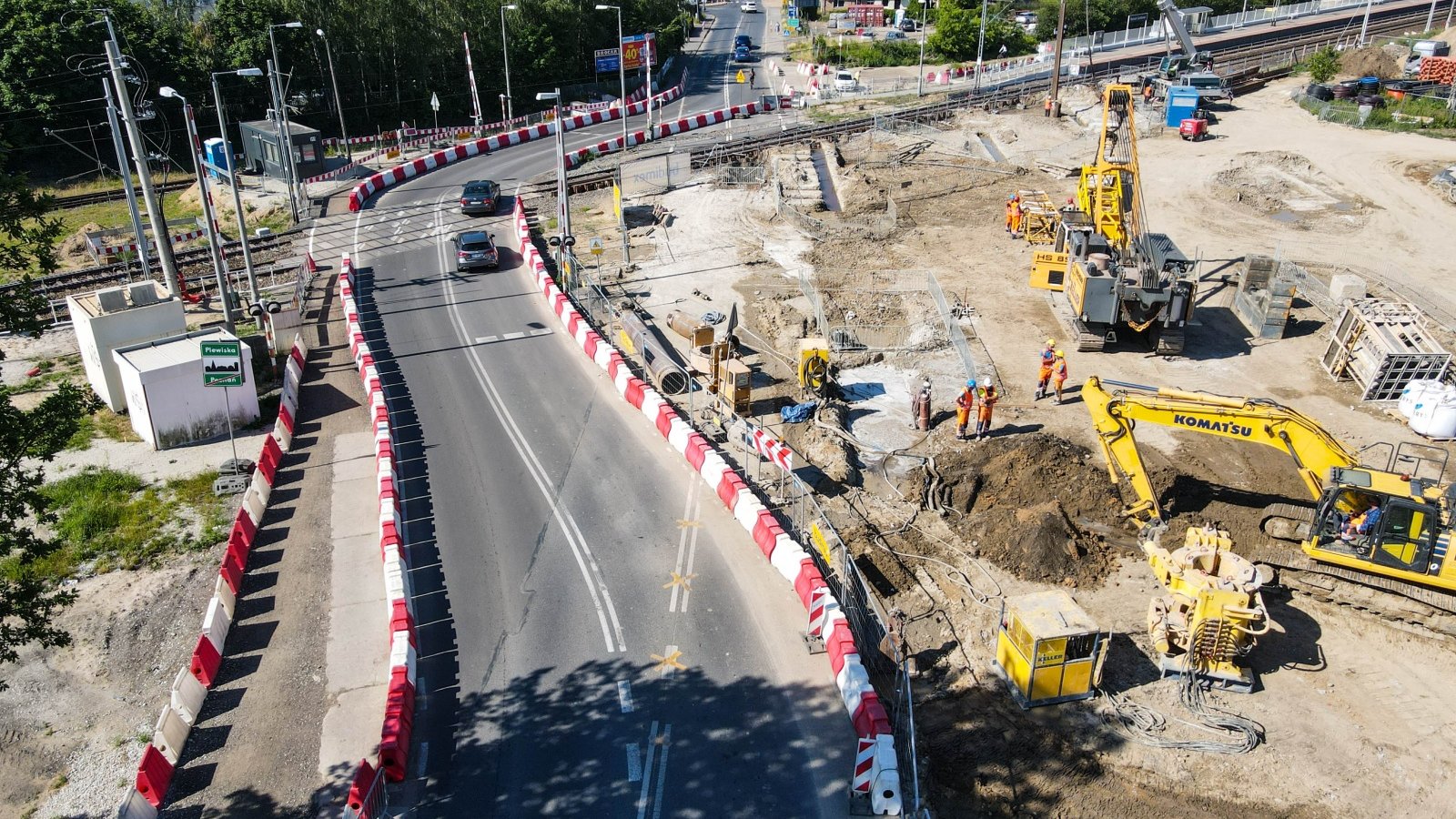 Galeria zdjęć z budowy węzła Grunwaldzka