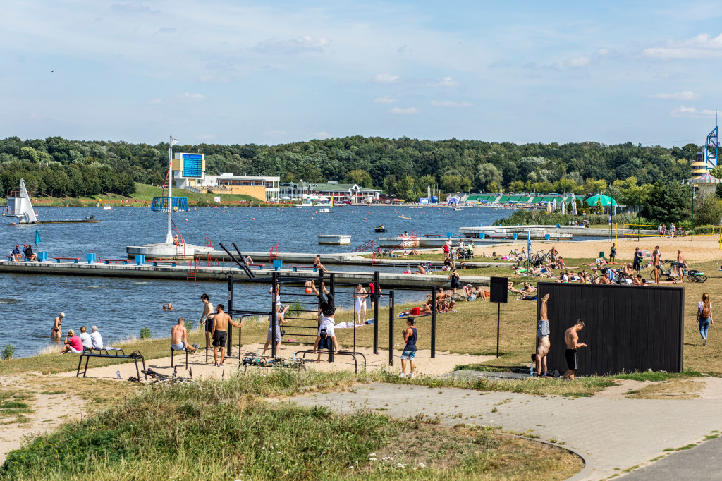 Kąpielisko nad Maltą - grafika rozmowy