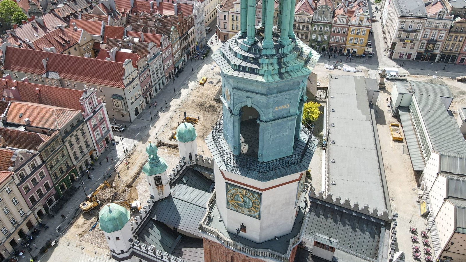 Widok z lotu ptaka na Stary Rynek