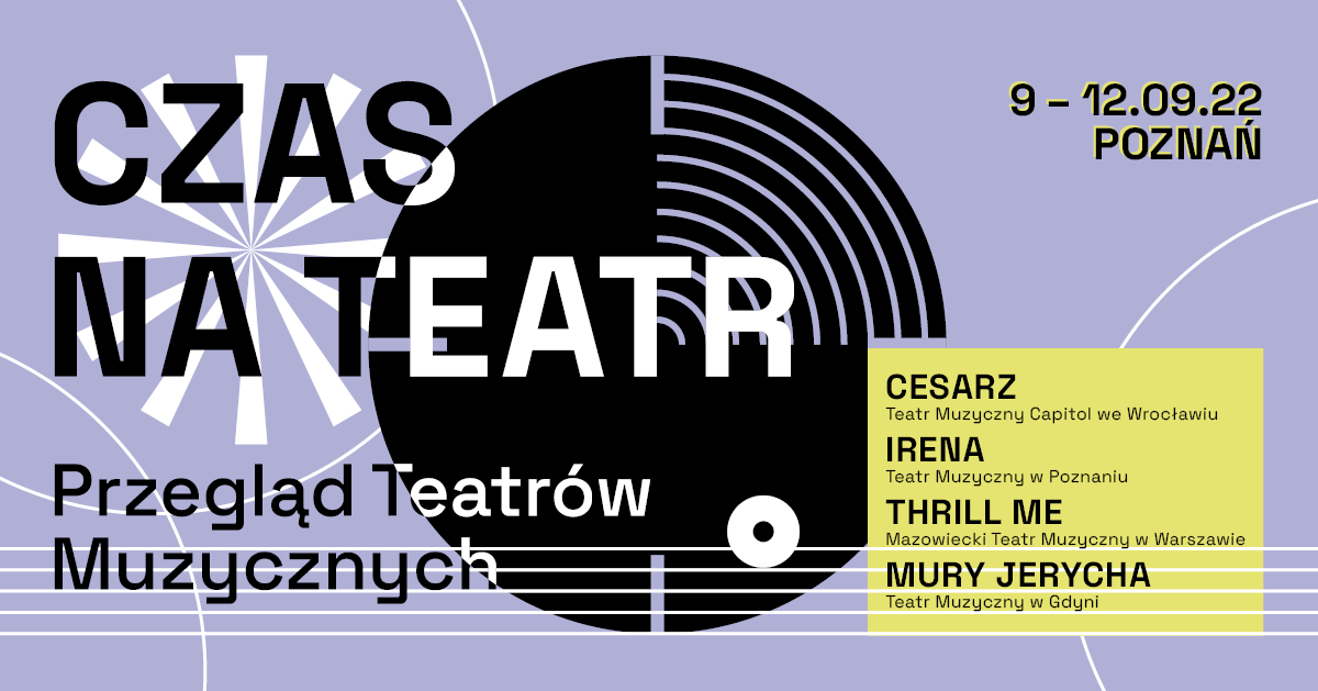 Plakat ze szczegółami wydarzenia "Czas na teatr". - grafika rozmowy