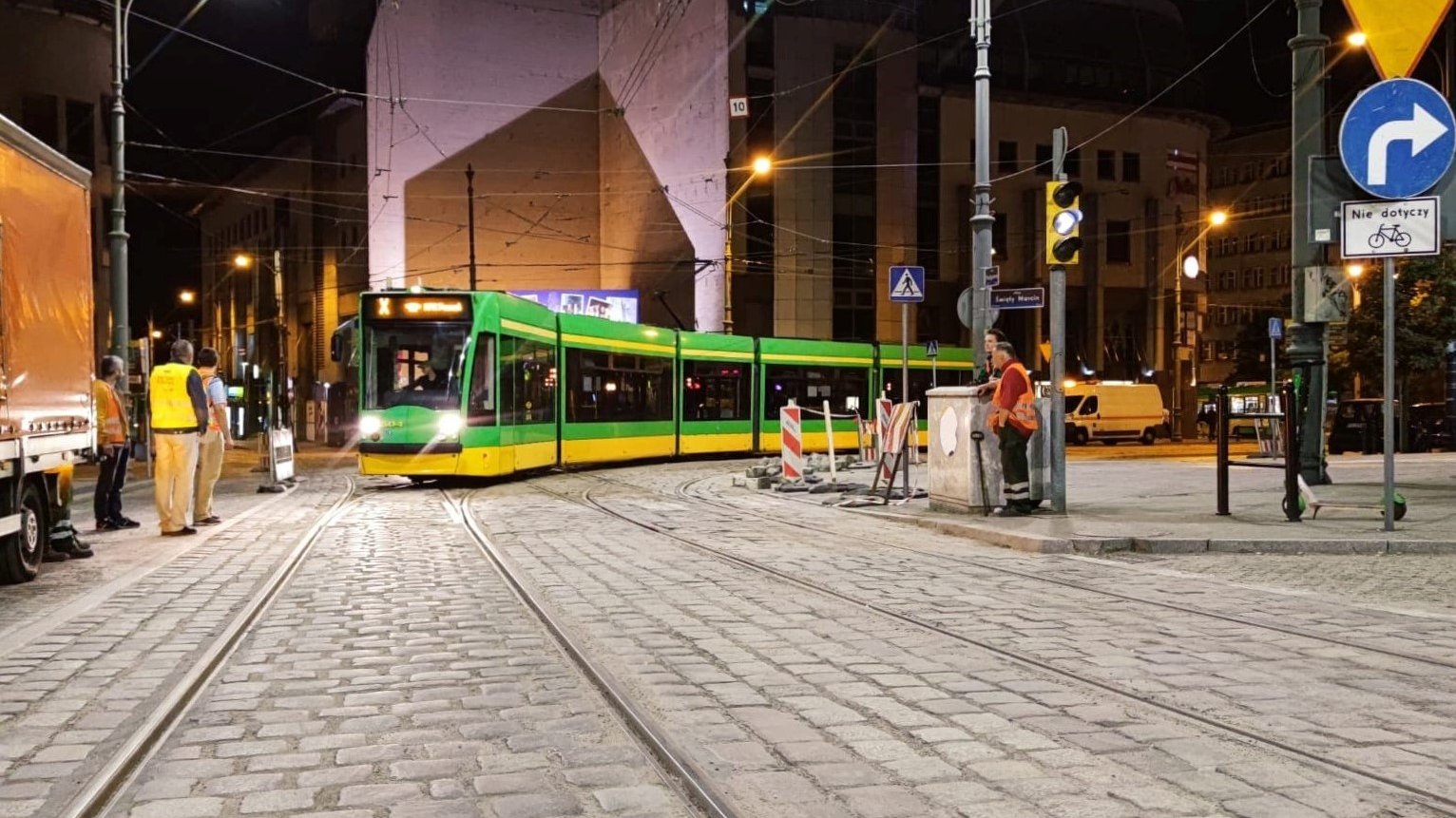 Galeria zdjęć z przejazdu technicznego tramwajów po Al. Marcinkowskiego