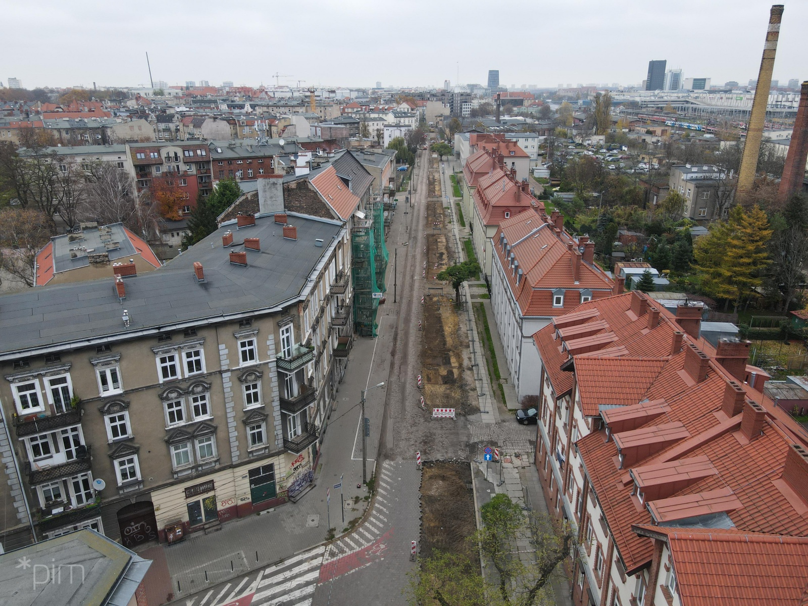 Galeria zdjęć z prac na ul. Kolejowej - grafika rozmowy