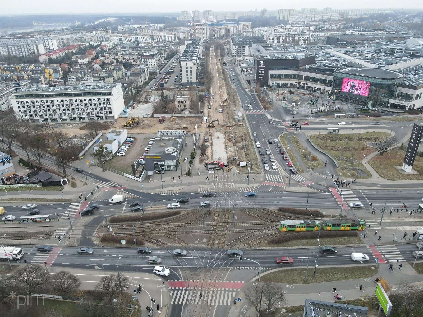 Galeria zdjęć z przebudowywanej trasy kórnickiej - grafika rozmowy