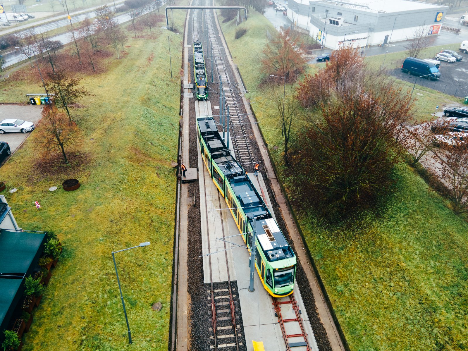 Galeria zdjęć z testów trasy PST - grafika rozmowy