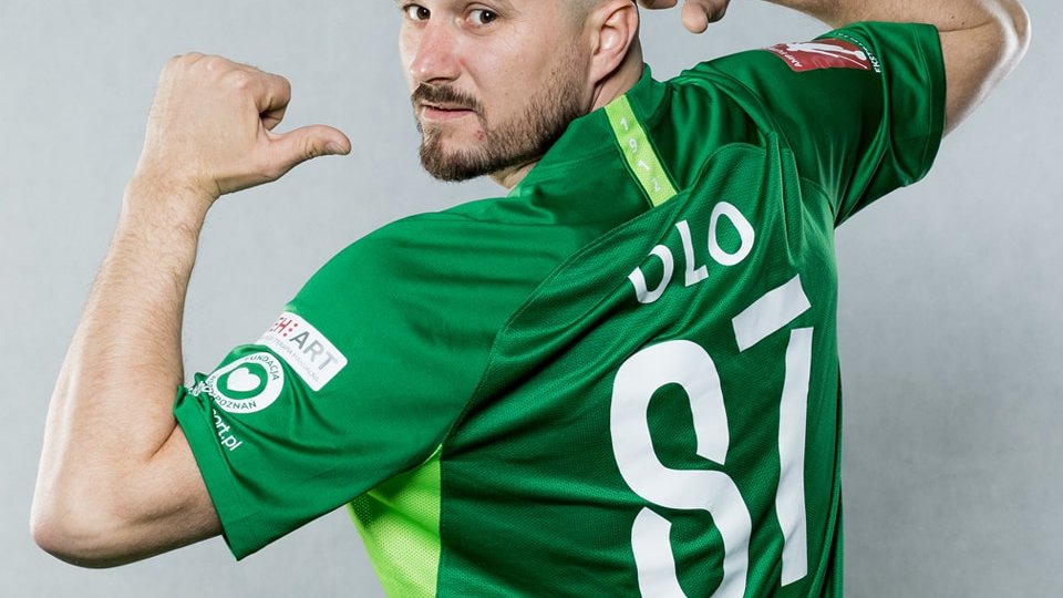 Marcin Oleksy, piłkarz Warty Poznań.