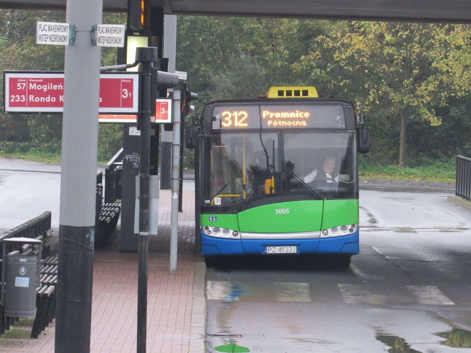 Autobus linii 312 - grafika rozmowy