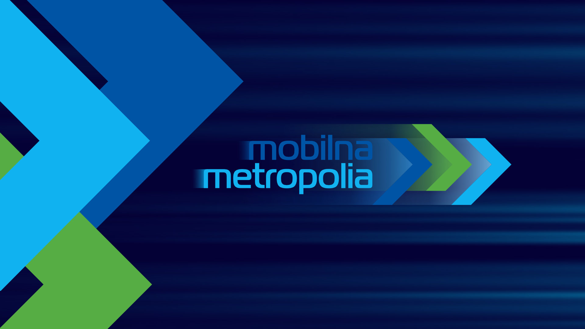 Baner z napisem "Mobilna Metropolia" - grafika rozmowy