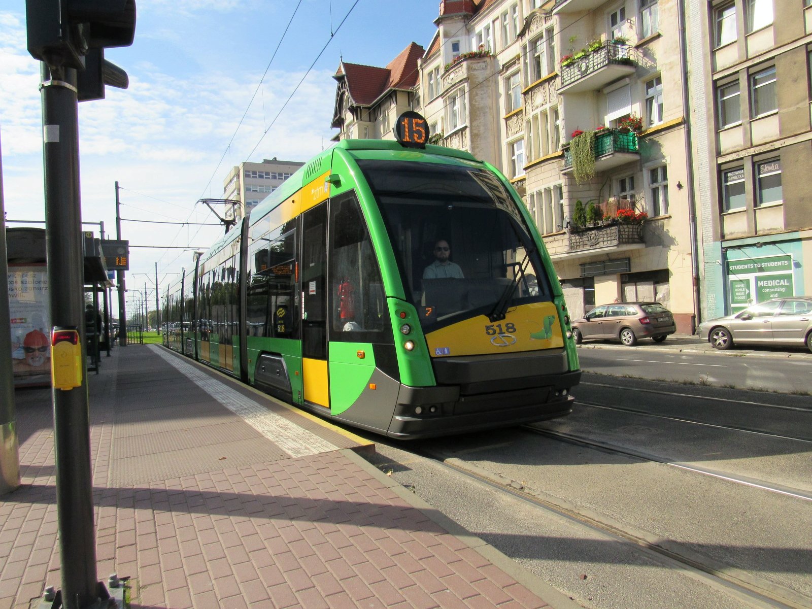 Tramwaj linii nr 15 - grafika rozmowy