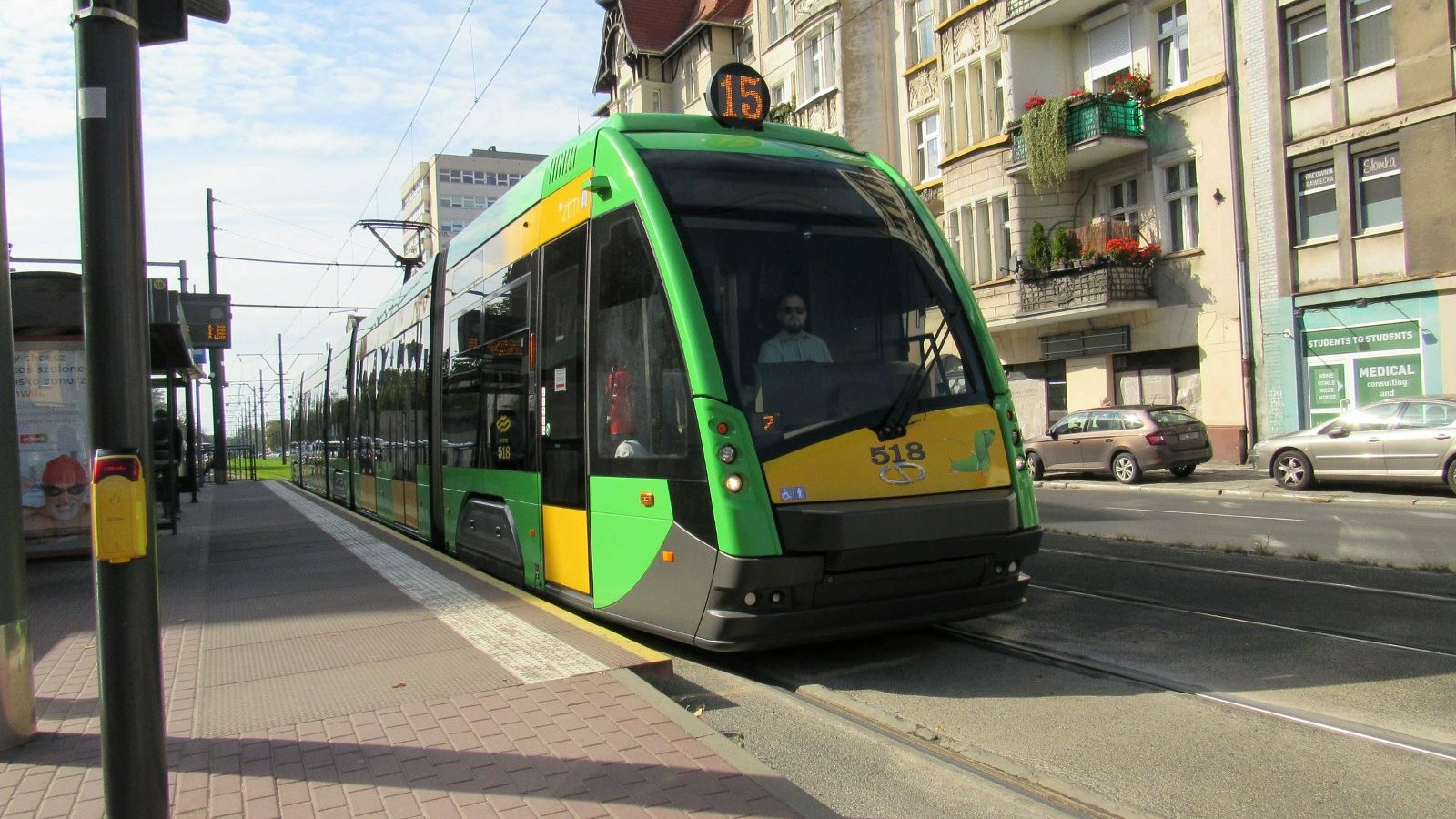 Tramwaj linii nr 15 - grafika rozmowy