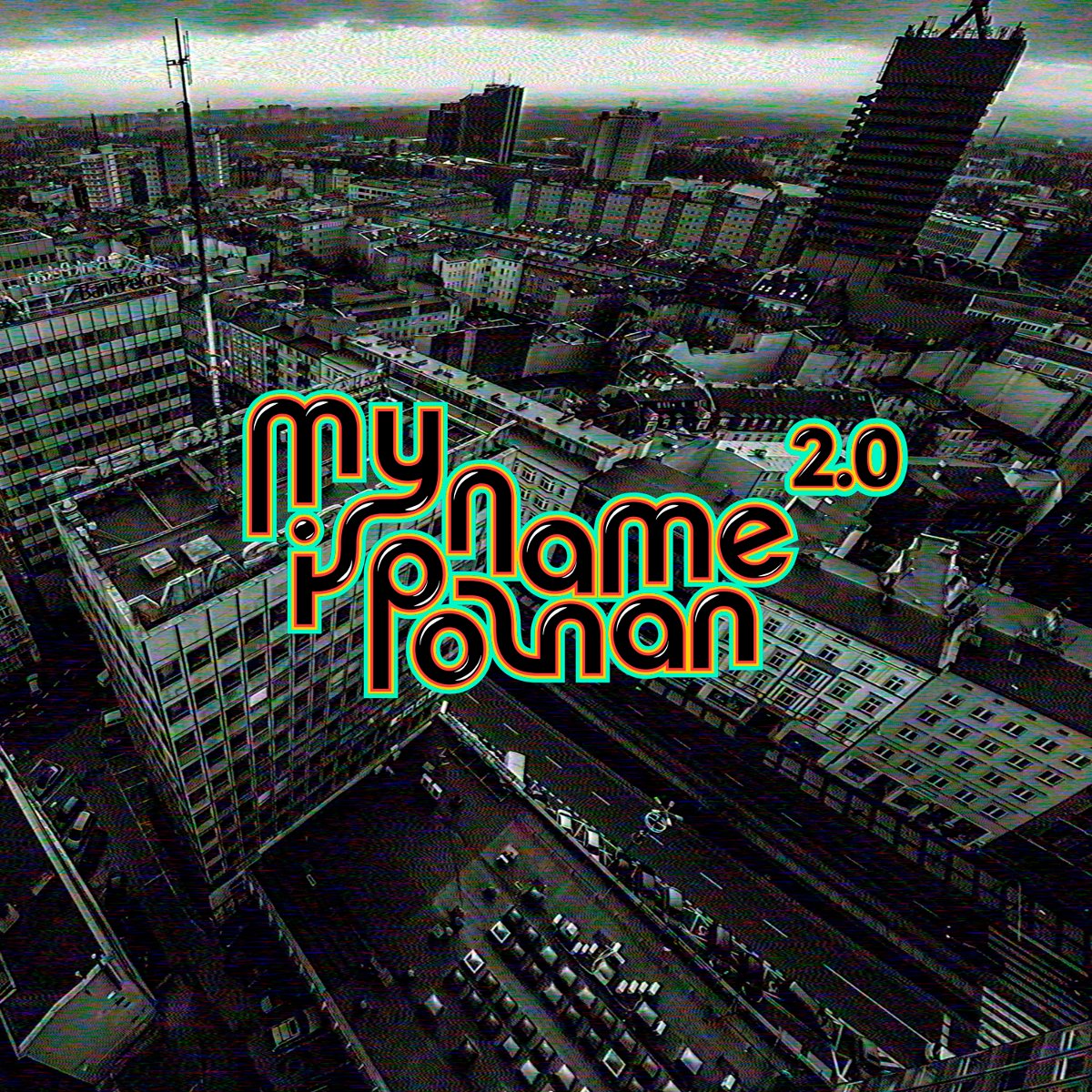 Okładka płyty "My Name Is Poznan 2.0" - grafika rozmowy