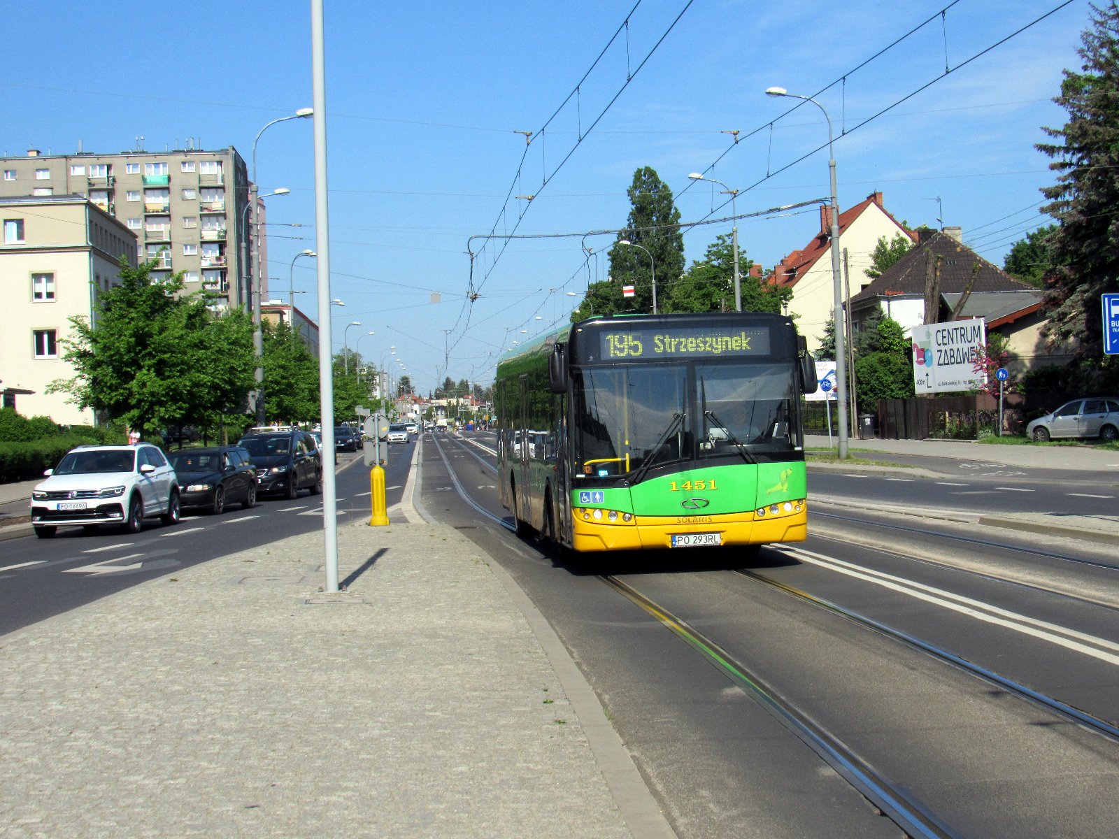 Linia autobusowa nr 195 - grafika rozmowy