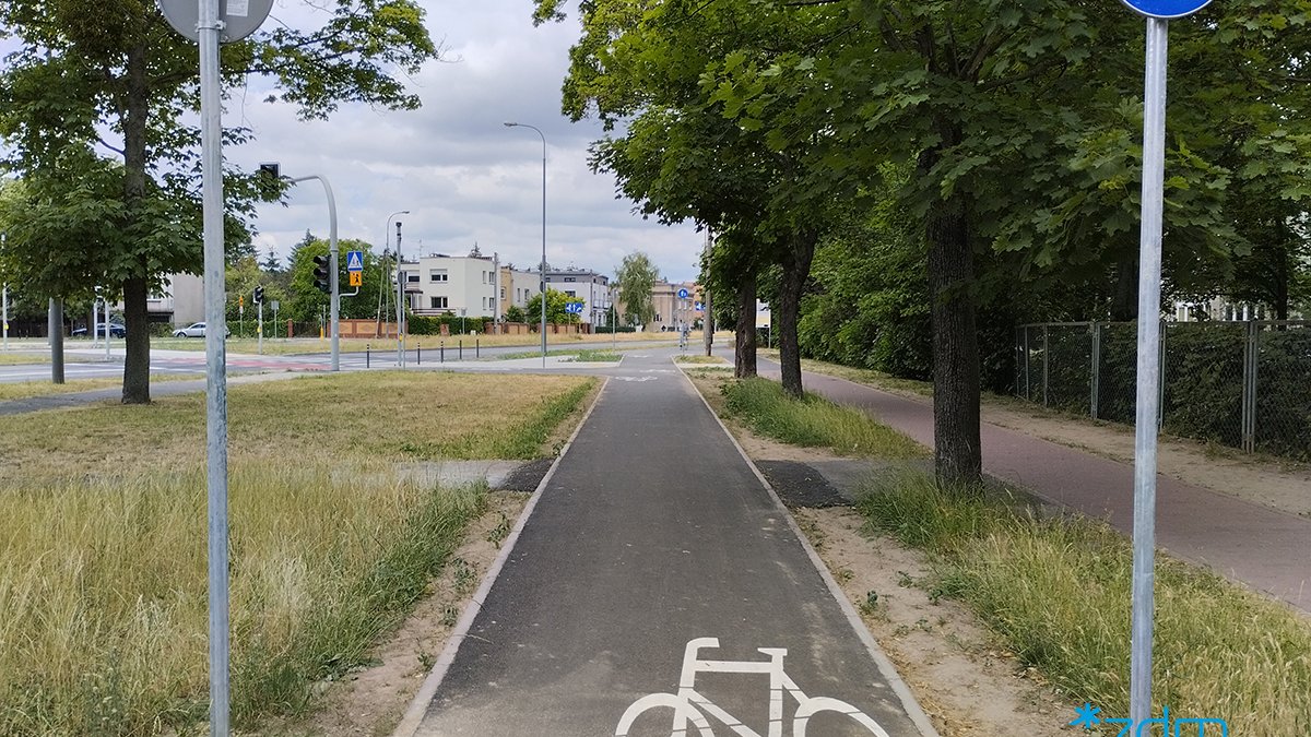 Galeria zdjęć nowego przejazdu rowerowego przez ul. Grochowską