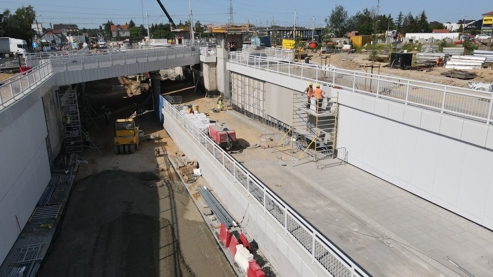 Galeria zdjęć z postępu prac przy węźle Grunwaldzka