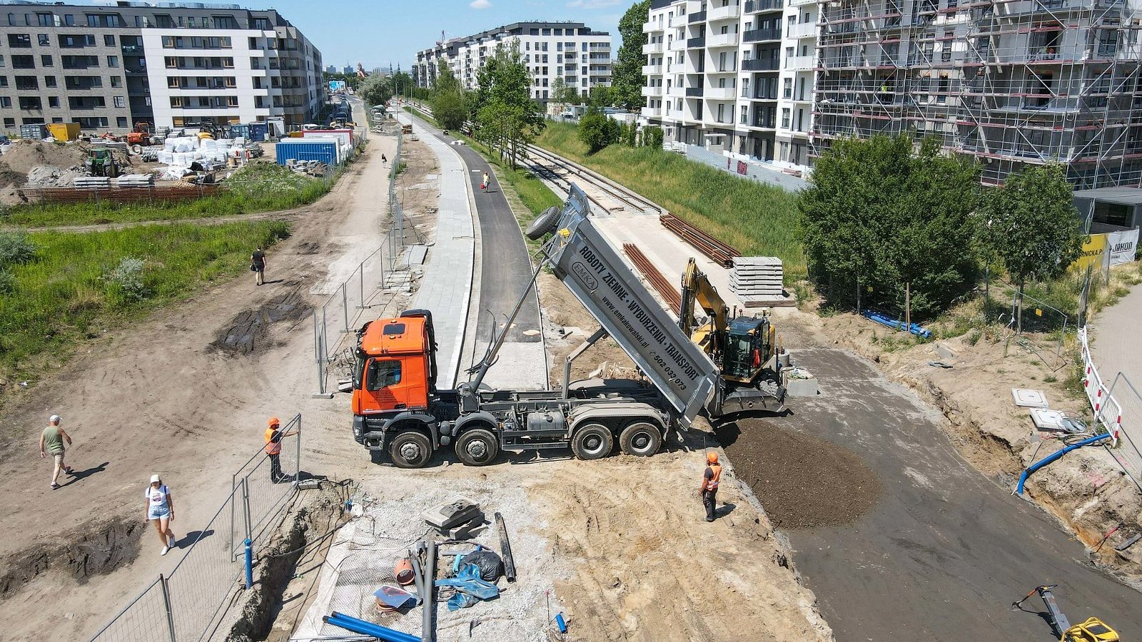 Galeria zdjęć z przebudowywanej trasy kórnickiej