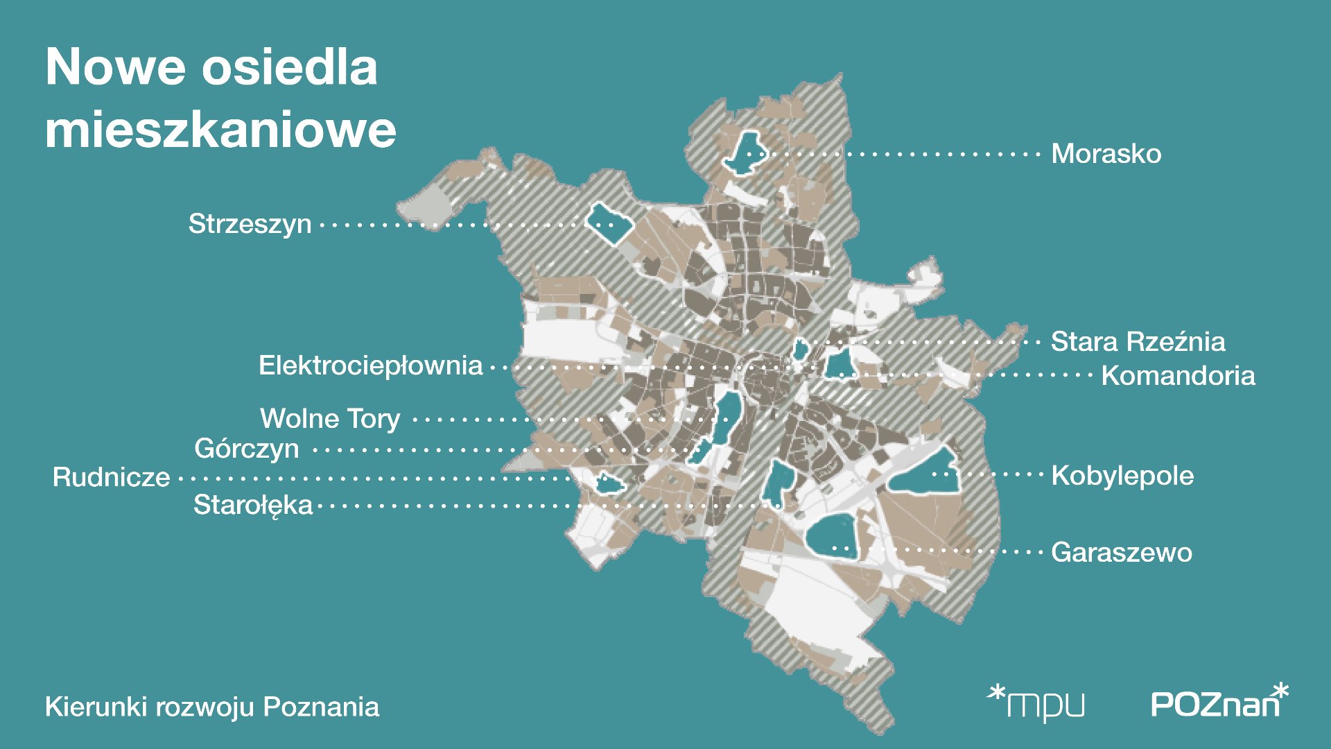 Grafika przedstawiająca tereny, na których w przyszłości powstaną nowe osiedla. - grafika rozmowy