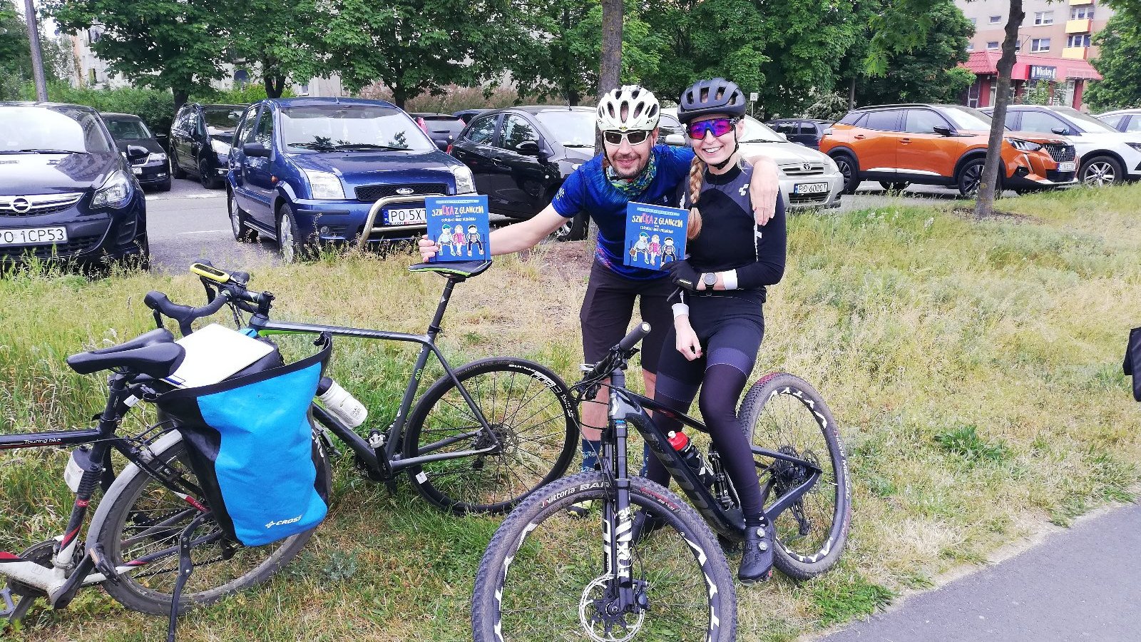 Zdjęcie rowerzystów na tzw. Lotnej Premii