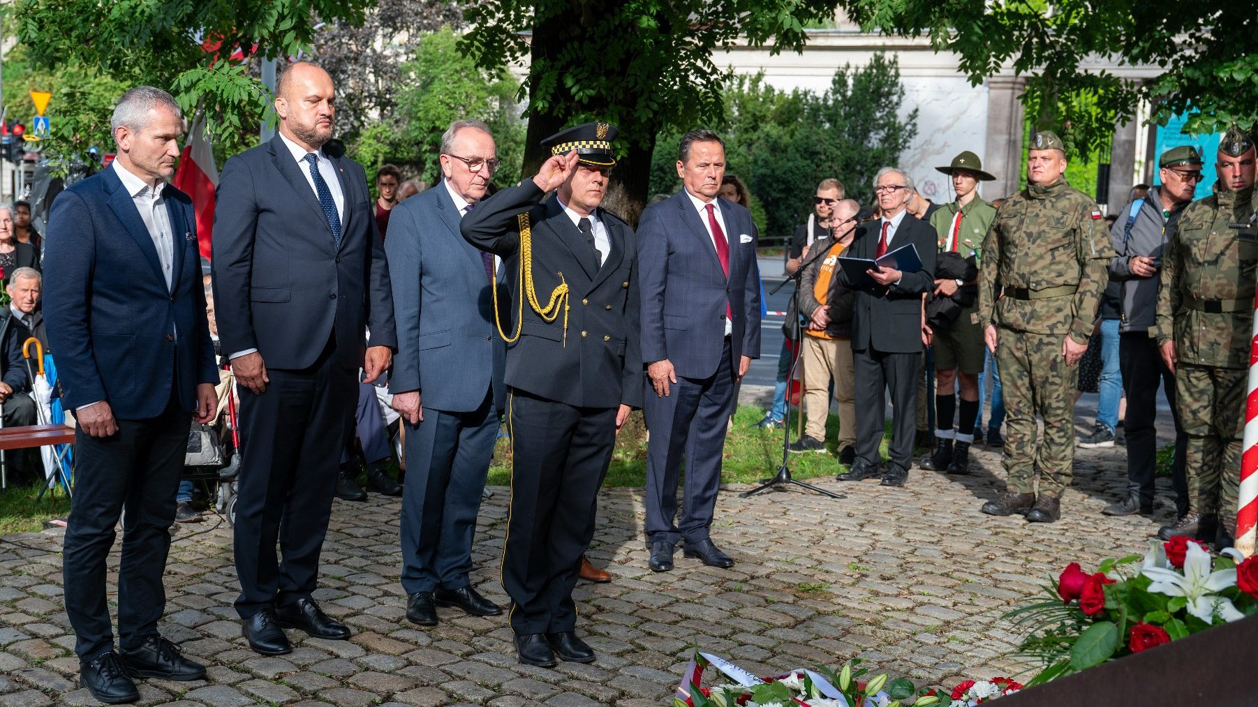 Galeria zdjęć z uroczystości upamiętnienia wybuchu powstania warszawskiego