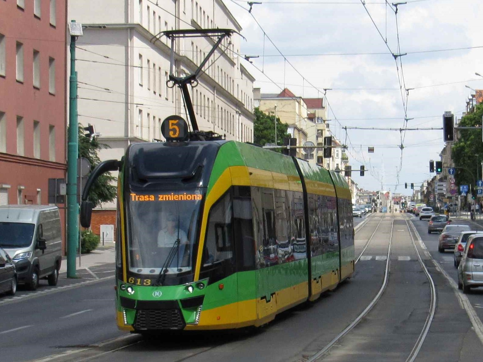 Tramwaj linii nr 5 - grafika rozmowy