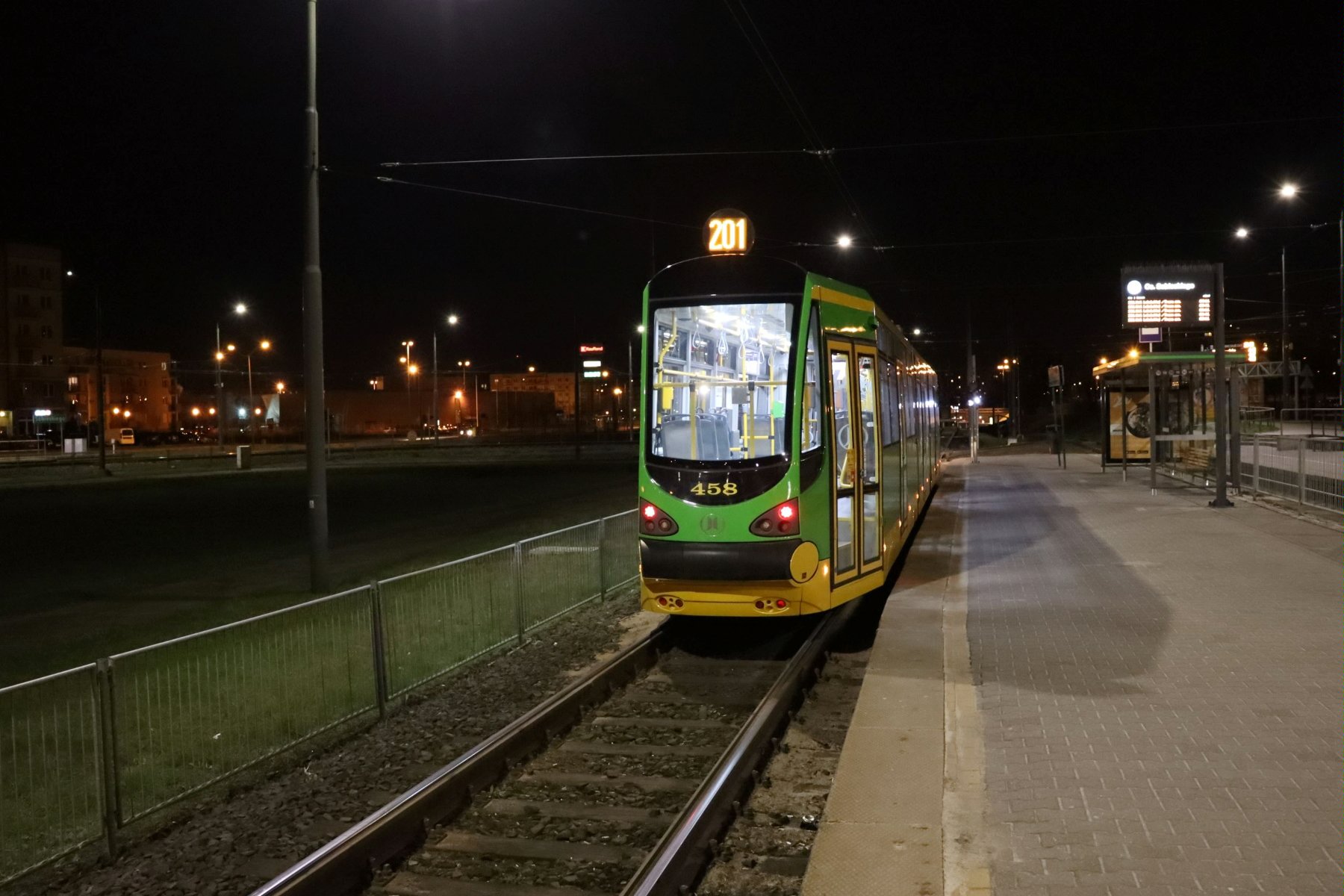 Tramwaj linii nr 201 - grafika rozmowy