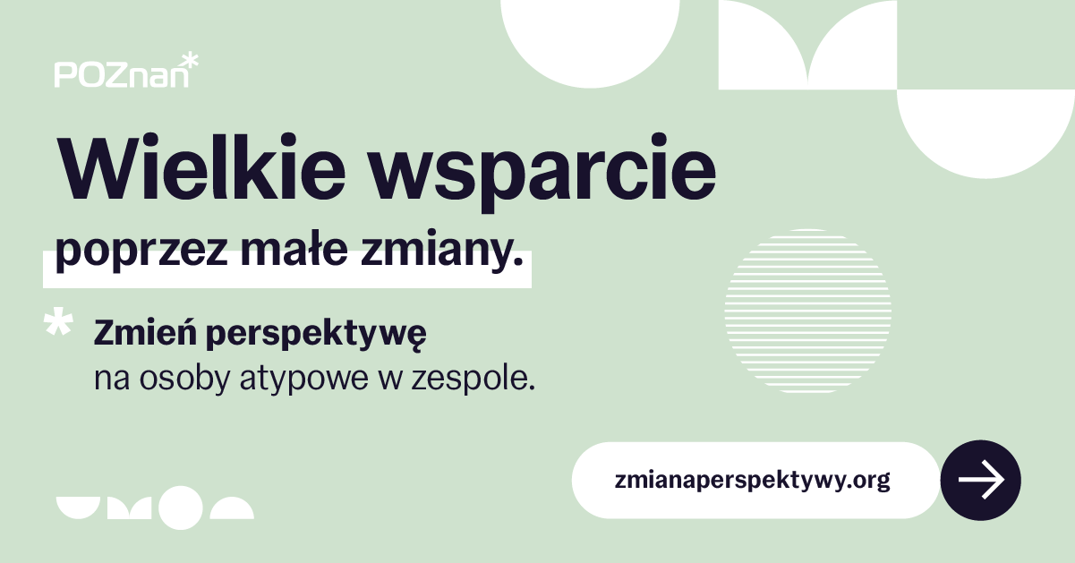 Plakat z informacjami - grafika rozmowy