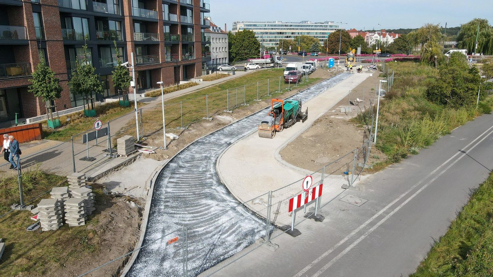 Galeria zdjęć z budowy łącznika przy Wartostradzie