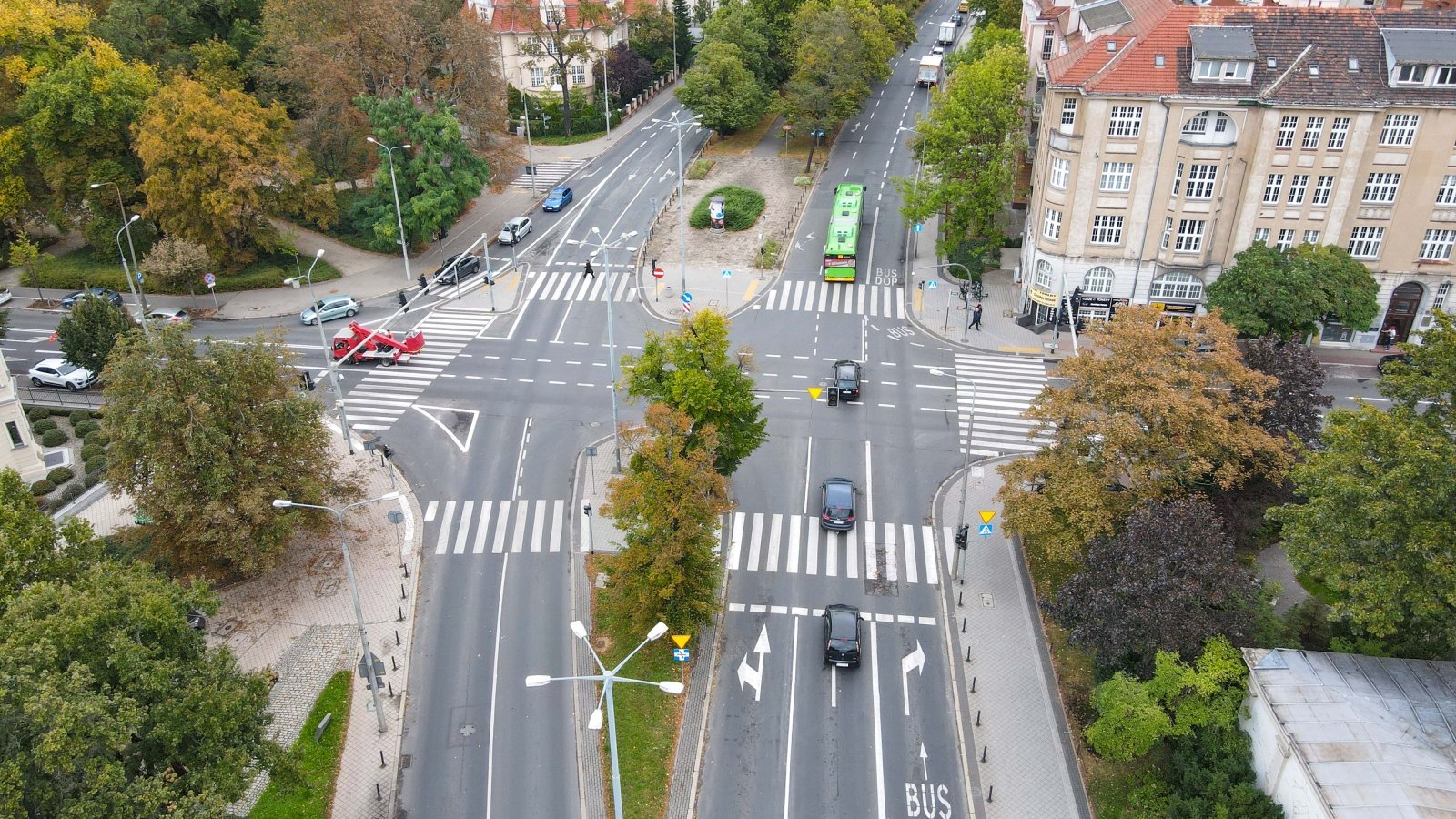 Galeria zdjęć z centrum - ulica Św. Marcin, al. Niepodległości i ul. Towarowa