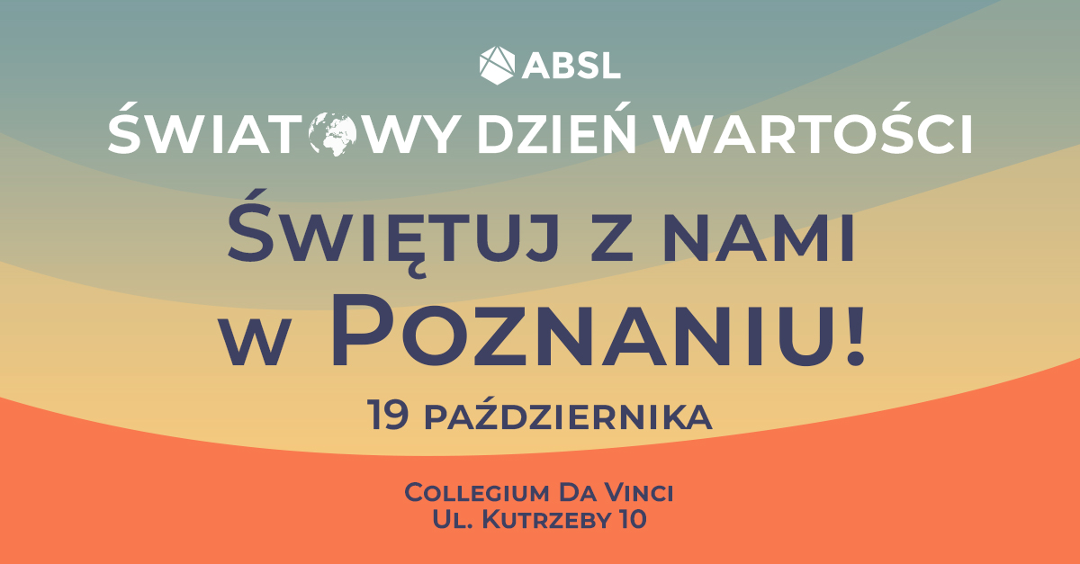 Grafika - plakat z najważniejszymi informacjami dotyczącymi Światowego Dnia Wartości - grafika rozmowy