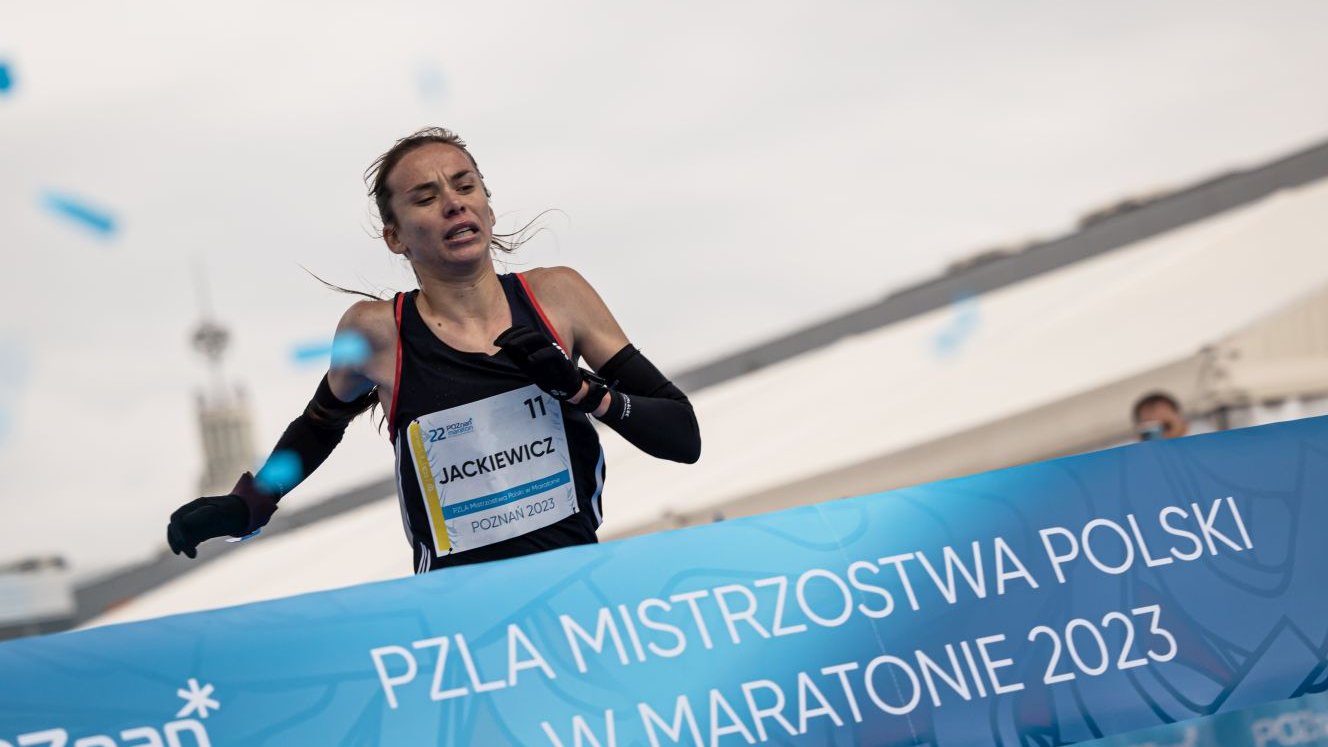 Najlepszy Polka na mecie 22. Poznań Maratonu - Monika Jackiewicz