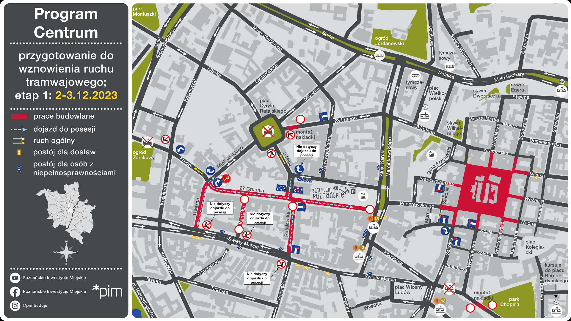 Grafika - mapka ze schematem organizacji ruchu - grafika rozmowy