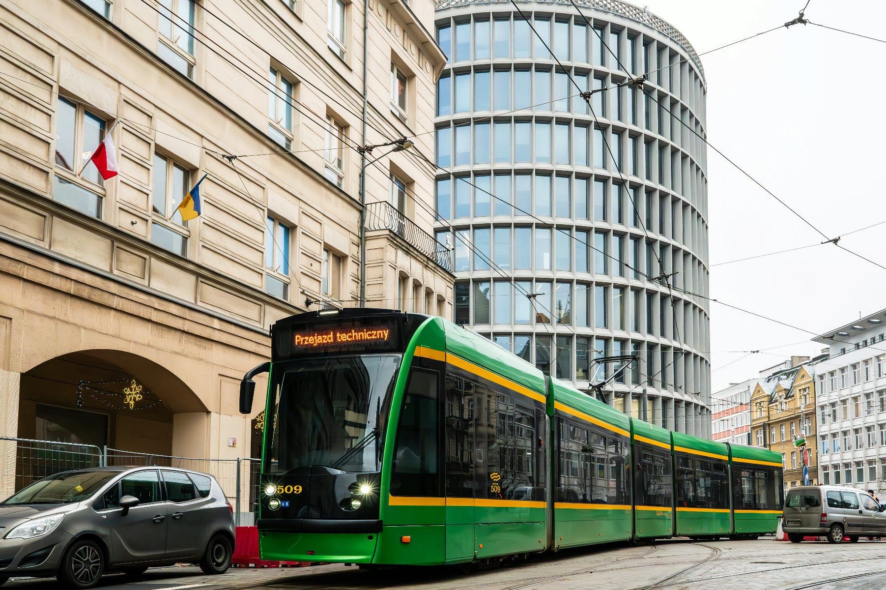 Galeria zdjęć z testowych przejazdów w centrum - grafika rozmowy