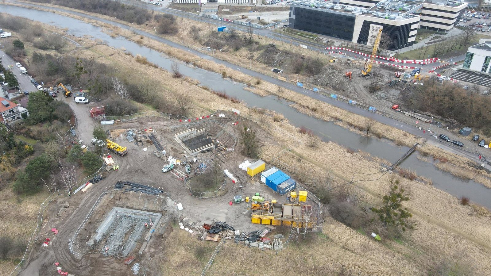 Galeria zdjęć z budowy mostów Berdychowskich