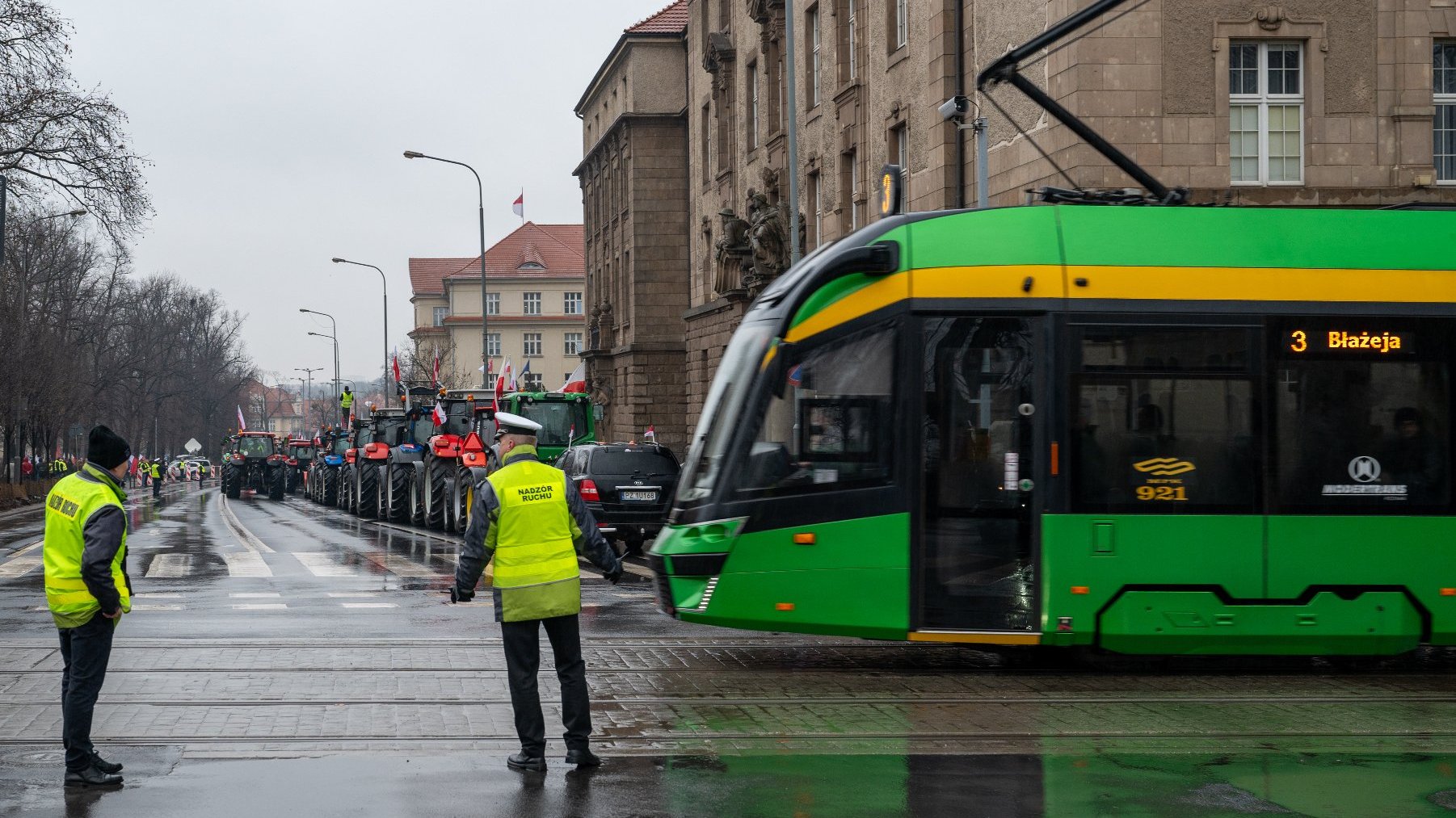 Galeria zdjęć z protestu rolników w centrum Poznania