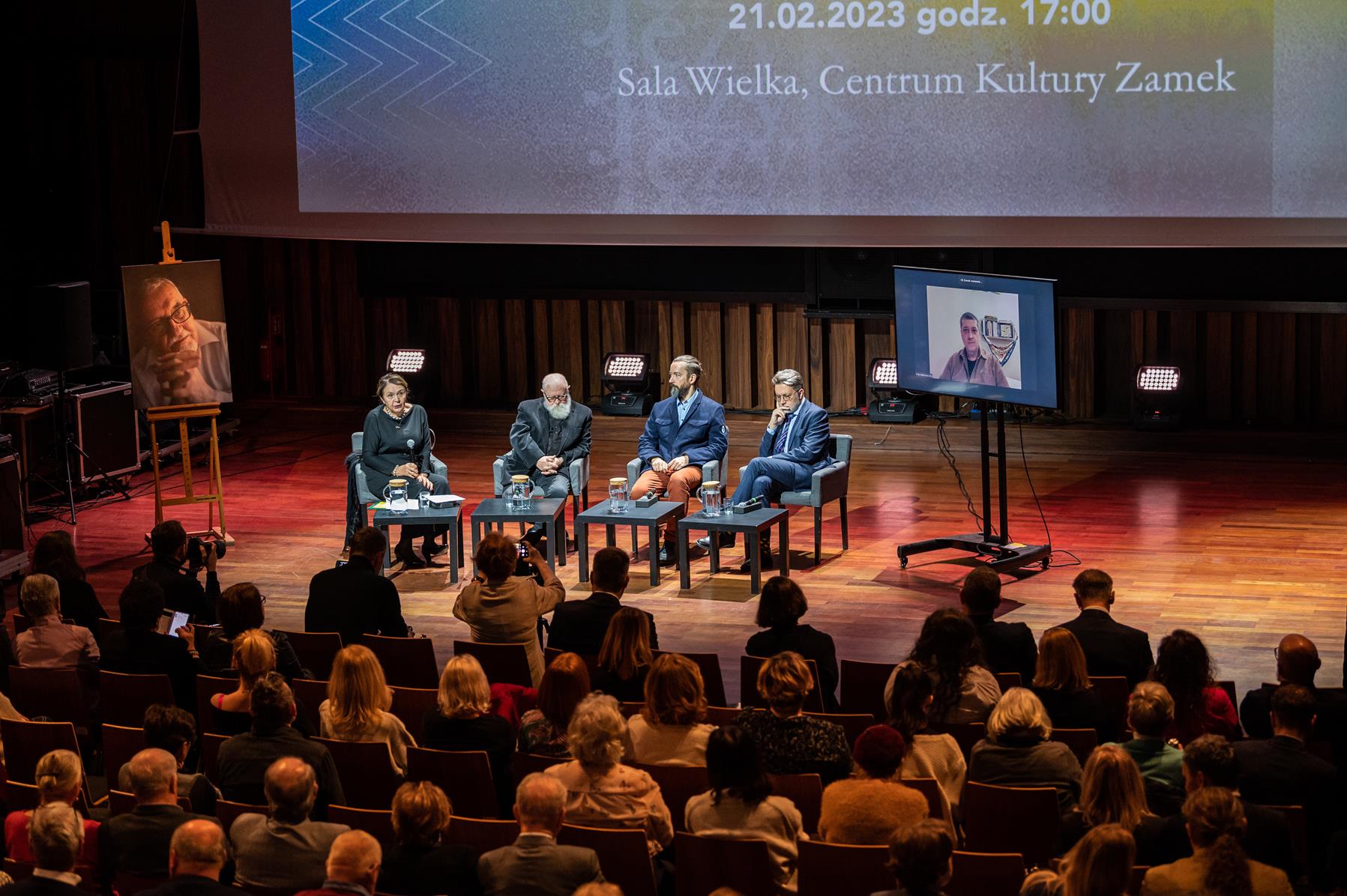 "Język w debacie publicznej. Wolność i jej granice" - Poznańska Debata o Języku. - grafika rozmowy