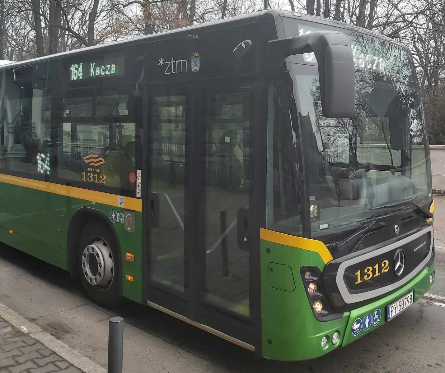 Autobus linii nr 164 - grafika rozmowy