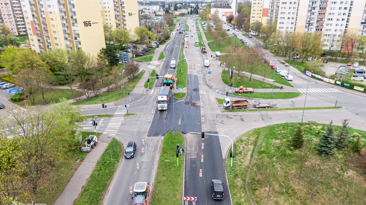 Galeria zdjęć z remontu ulicy Promienistej