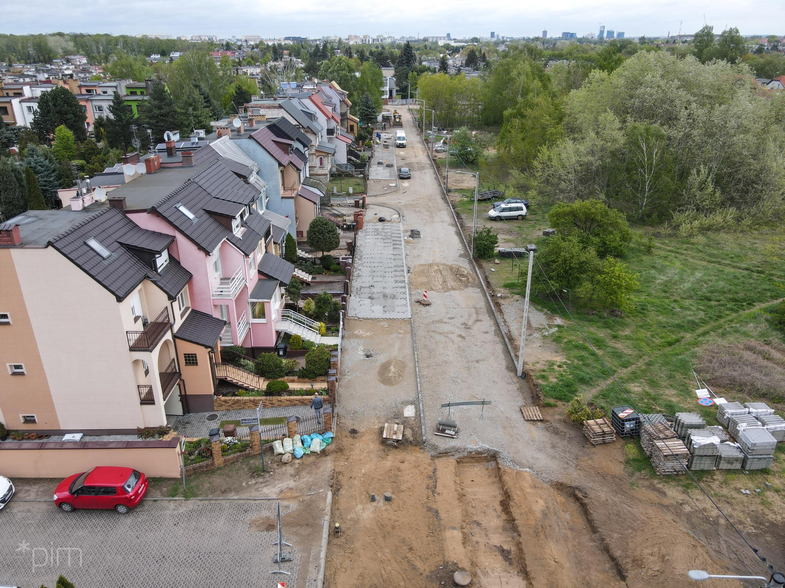 Galeria zdjęć z przebudowy ulic na Świerczewie - grafika rozmowy