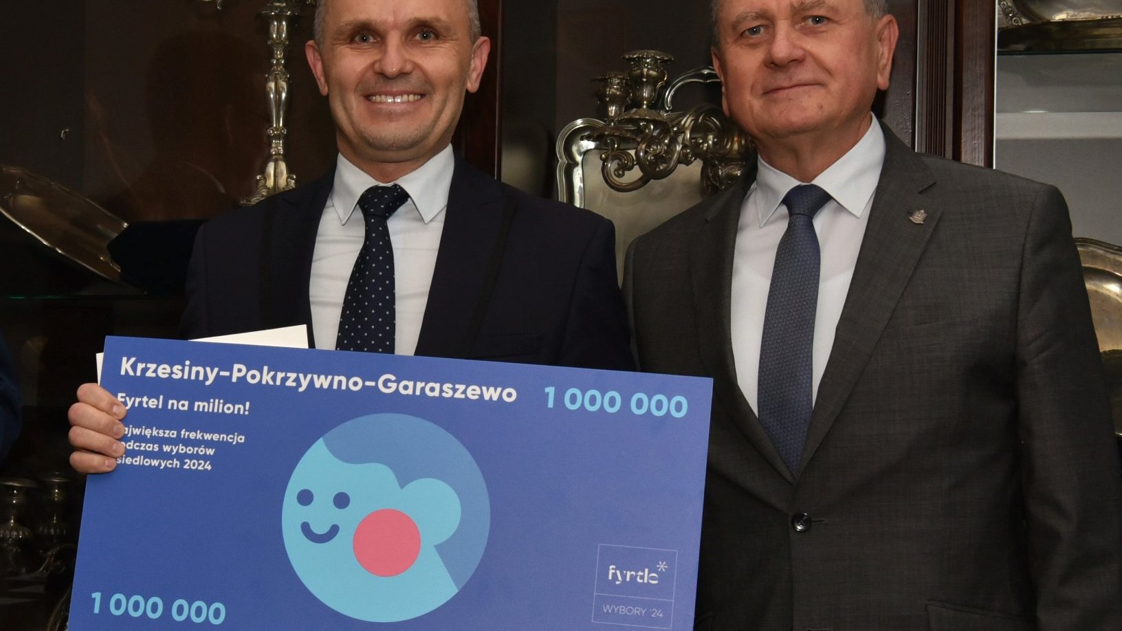 Galeria zdjęć z wręczenia czeku na milion