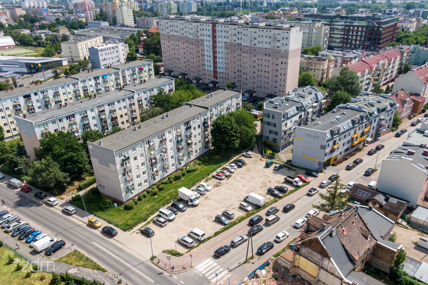 Galeria zdjęć miejsca, gdzie powstanie parking - grafika rozmowy