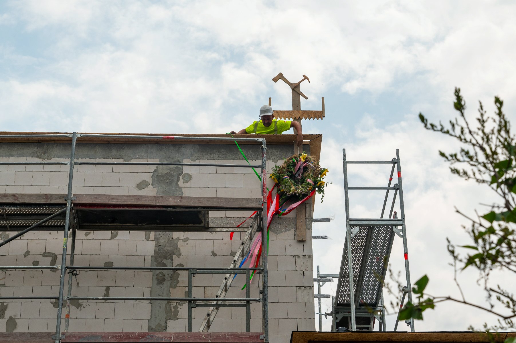 Galeria z briefiengu na budowie Branżowego Centrum Umiejętności w dziedzinie piekarstwa - grafika rozmowy