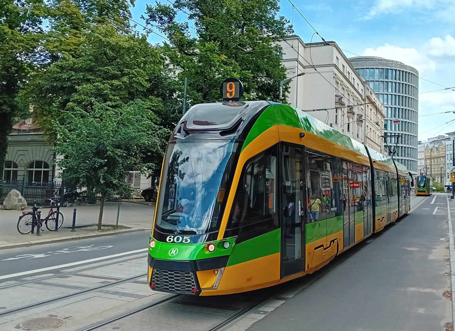 Tramwaj linii nr 9 - grafika rozmowy