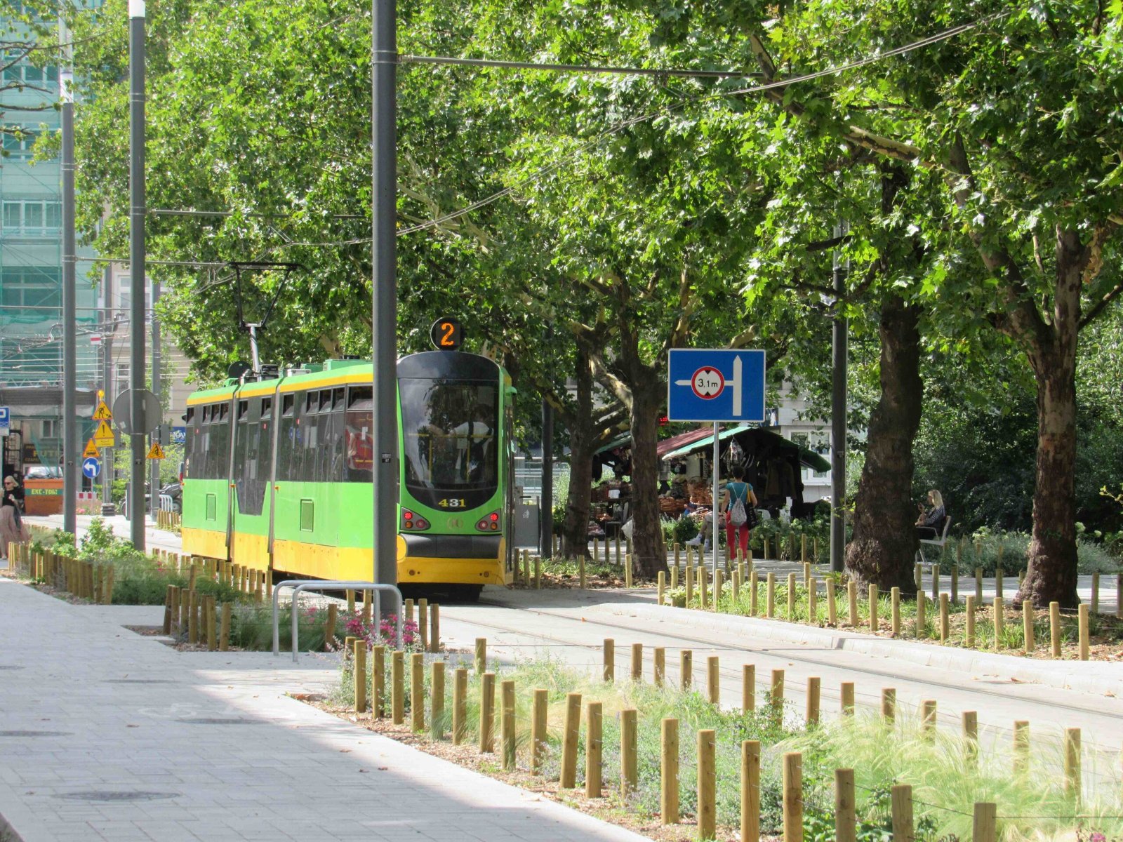 Tramwaj linii nr 2 - grafika rozmowy