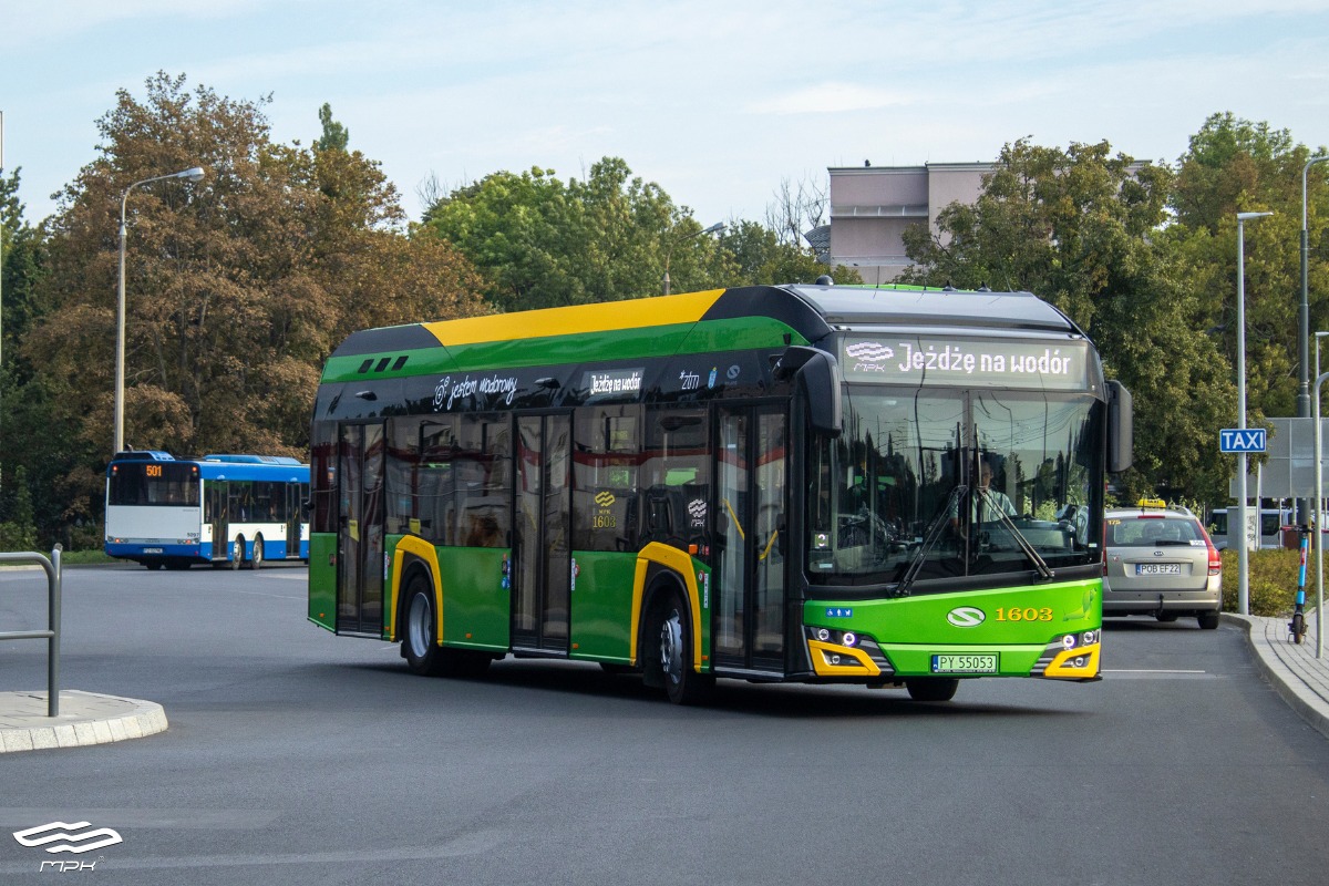 Solaris Urbino 12 hydrogen w barwach MPK Poznań - grafika rozmowy