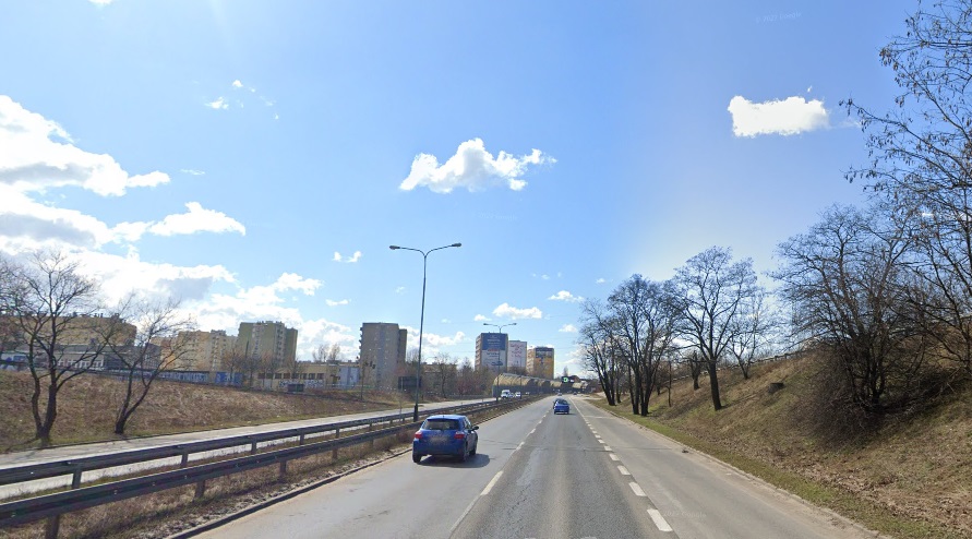 Screen z googl street view pokazujących ulicę Witosa - grafika rozmowy