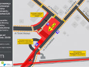 Zamknięcie łącznika między ul. Szarotkową i Grunwaldzką [AKTUALIZACJA]