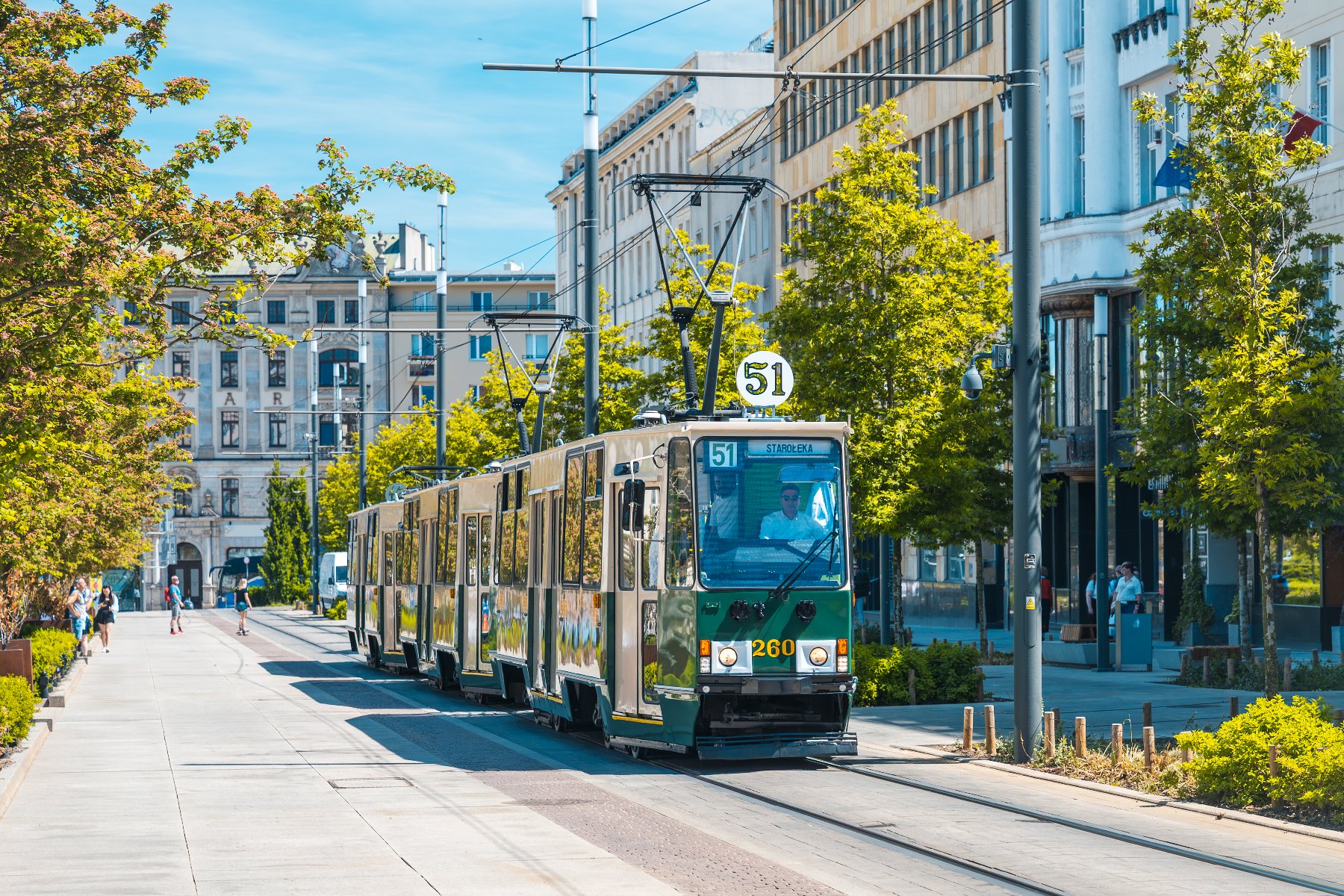 Trójskład tramwajów 105N